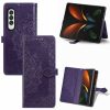 Peňaženkové puzdro Embossing Pattern Mandala Flower ružové – Samsung Galaxy Z Fold 3 | Kryty na mobil Kryty na mobil | Peňaženkové puzdro Embossing Pattern Mandala Flower ružové – Samsung Galaxy Z Fold 3 | Kryty na mobil