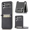 Kryt Litchi Pattern Folding Leather modrý – Samsung Galaxy Z Flip 3 | Kryty na mobil Kryty na mobil | Kryt Litchi Pattern Folding Leather modrý – Samsung Galaxy Z Flip 3 | Kryty na mobil