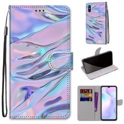 Kryty na mobil | Knižkové puzdro Trendy Cross case Fluorescenčná voda – Xiaomi Redmi 9A / 9AT | Kryty na mobil