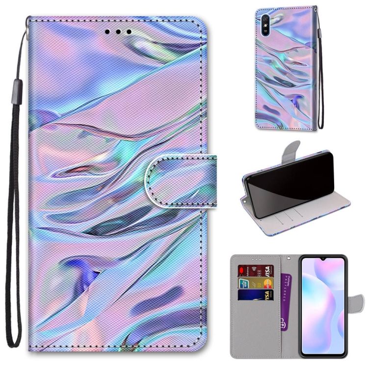 Knižkové puzdro Trendy Cross case Fluorescenčná voda – Xiaomi Redmi 9A / 9AT | Kryty na mobil Kryty na mobil | Knižkové puzdro Trendy Cross case Fluorescenčná voda – Xiaomi Redmi 9A / 9AT | Kryty na mobil