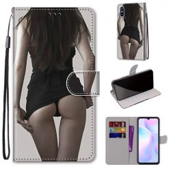 Kryty na mobil | Knižkové puzdro Trendy Cross case Sexy žena – Xiaomi Redmi 9A / 9AT | Kryty na mobil