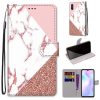 Kryty na mobil | Knižkové puzdro Trendy Cross case Ružovomodrá kytica – Xiaomi Redmi 9A / 9AT | Kryty na mobil