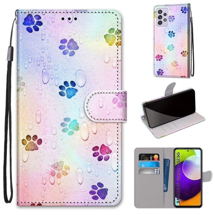 Knižkové puzdro Trendy Cross case Labky – Samsung Galaxy A52 / A52 5G / A52s 5G | Kryty na mobil Kryty na mobil | Knižkové puzdro Trendy Cross case Labky – Samsung Galaxy A52 / A52 5G / A52s 5G | Kryty na mobil