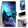 Kryty na mobil | Peňaženkové puzdro Embossing Pattern Štvorlístok bledoružové – Samsung Galaxy A52 / A52 5G / A52s 5G | Kryty na mobil