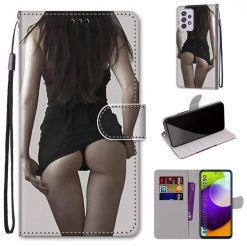 Kryty na mobil | Knižkové puzdro Trendy Cross case Sexy žena – Samsung Galaxy A52 / A52 5G / A52s 5G | Kryty na mobil