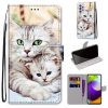 Kryty na mobil | Knižkové puzdro Trendy Cross case Pestrofarebný kvet – Samsung Galaxy A52 / A52 5G / A52s 5G | Kryty na mobil