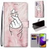 Kryty na mobil | Knižkové puzdro Trendy Cross case Chryzantémy – Samsung Galaxy A52 / A52 5G / A52s 5G | Kryty na mobil