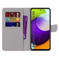 Knižkové puzdro Trendy Cross case Červený motýľ – Samsung Galaxy A52 / A52 5G / A52s 5G | Kryty na mobil Kryty na mobil | Knižkové puzdro Trendy Cross case Červený motýľ – Samsung Galaxy A52 / A52 5G / A52s 5G | Kryty na mobil