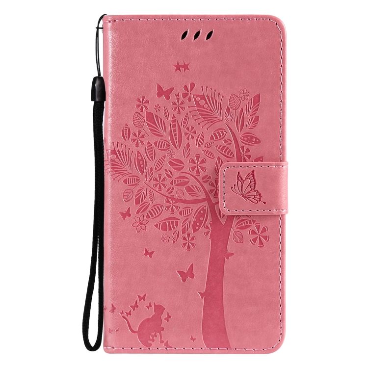 Peňaženkové puzdro Embossing Pattern Strom a mačka ružové – Samsung Galaxy A52 / A52 5G / A52s 5G | Kryty na mobil Kryty na mobil | Peňaženkové puzdro Embossing Pattern Strom a mačka ružové – Samsung Galaxy A52 / A52 5G / A52s 5G | Kryty na mobil