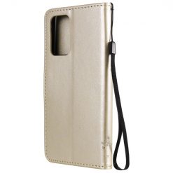 Peňaženkové puzdro Embossing Pattern Strom a mačka zlaté – Samsung Galaxy A52 / A52 5G / A52s 5G | Kryty na mobil Kryty na mobil | Peňaženkové puzdro Embossing Pattern Strom a mačka zlaté – Samsung Galaxy A52 / A52 5G / A52s 5G | Kryty na mobil
