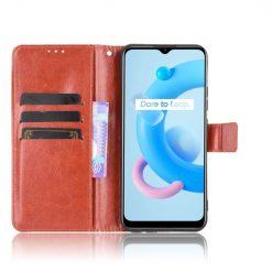 Knižkové puzdro Shockproof Horse Texture hnedé – Realme C11 2021 | Kryty na mobil Kryty na mobil | Knižkové puzdro Shockproof Horse Texture hnedé – Realme C11 2021 | Kryty na mobil