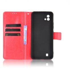 Kryty na mobil | Knižkové puzdro Shockproof Horse Texture červené – Realme C11 2021 | Kryty na mobil