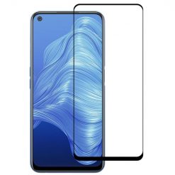 Tvrdené sklo celopovrchové čierne – Realme 7 5G