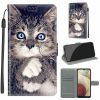 Knižkové puzdro Trendy Cross case Ružovomodrá kytica – Samsung Galaxy A12 / M12 | Kryty na mobil Kryty na mobil | Knižkové puzdro Trendy Cross case Ružovomodrá kytica – Samsung Galaxy A12 / M12 | Kryty na mobil