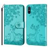 Kryty na mobil | Peňaženkové puzdro Embossing Pattern Jeleň červené – Xiaomi Redmi 9A / 9AT | Kryty na mobil