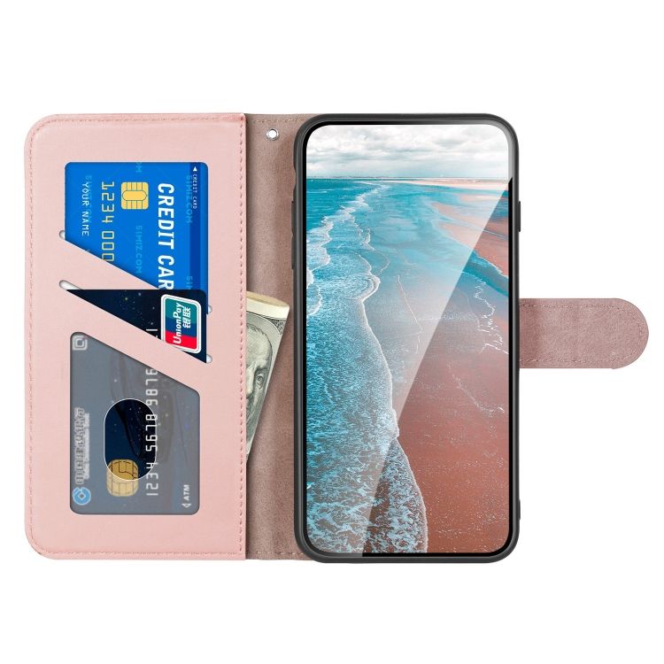 Peňaženkové puzdro Embossing Pattern Jeleň ružové – Xiaomi Mi 11 Lite | Kryty na mobil Kryty na mobil | Peňaženkové puzdro Embossing Pattern Jeleň ružové – Xiaomi Mi 11 Lite | Kryty na mobil