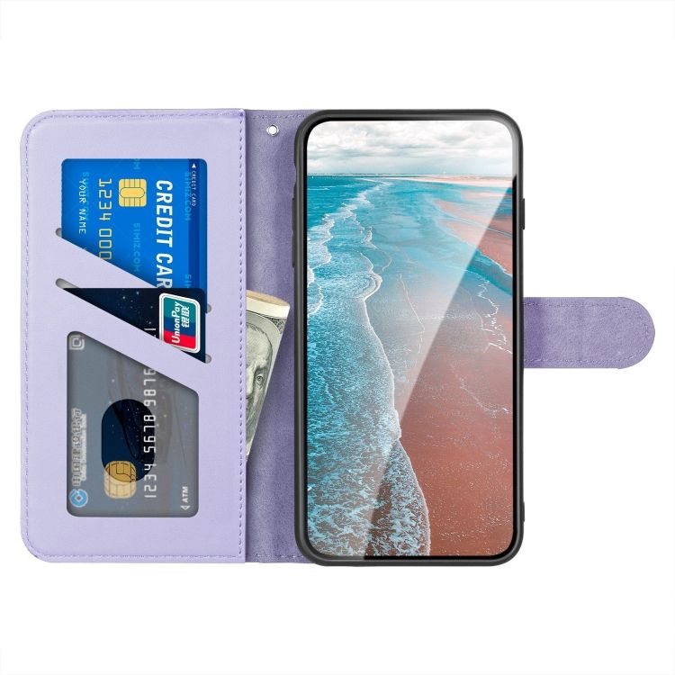Peňaženkové puzdro Embossing Pattern Jeleň fialové – Xiaomi Mi 11 Lite | Kryty na mobil Kryty na mobil | Peňaženkové puzdro Embossing Pattern Jeleň fialové – Xiaomi Mi 11 Lite | Kryty na mobil