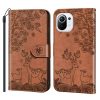 Peňaženkové puzdro Embossing Pattern Jeleň fialové – Xiaomi Mi 11 Lite | Kryty na mobil Kryty na mobil | Peňaženkové puzdro Embossing Pattern Jeleň fialové – Xiaomi Mi 11 Lite | Kryty na mobil