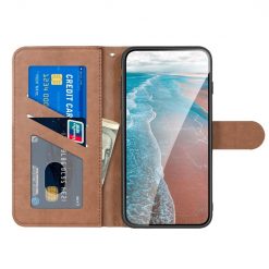 Kryty na mobil | Peňaženkové puzdro Embossing Pattern Jeleň hnedé – Xiaomi Mi 11 Lite | Kryty na mobil