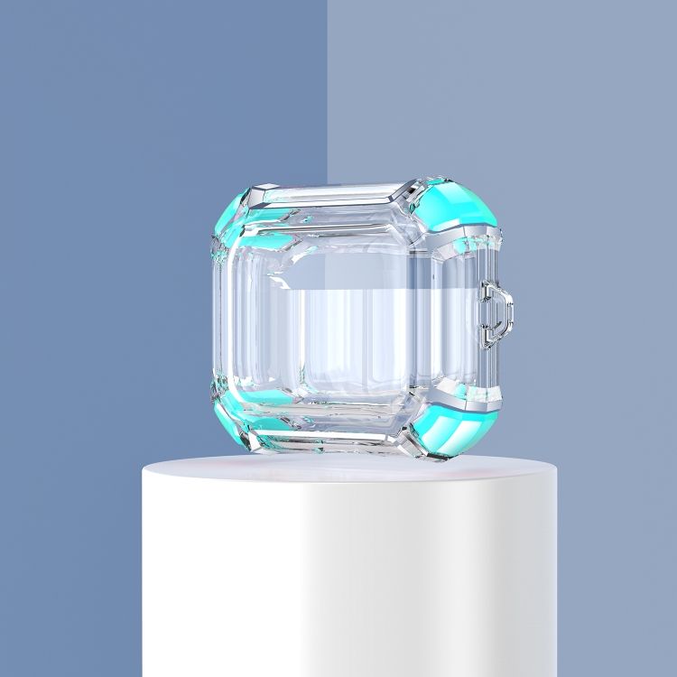 Puzdro Anti-drop case transparentno-zelené – Apple AirPods 3 | Kryty na mobil Kryty na mobil | Puzdro Anti-drop case transparentno-zelené – Apple AirPods 3 | Kryty na mobil