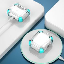 Puzdro Anti-drop case transparentno-zelené – Apple AirPods 3 | Kryty na mobil Kryty na mobil | Puzdro Anti-drop case transparentno-zelené – Apple AirPods 3 | Kryty na mobil