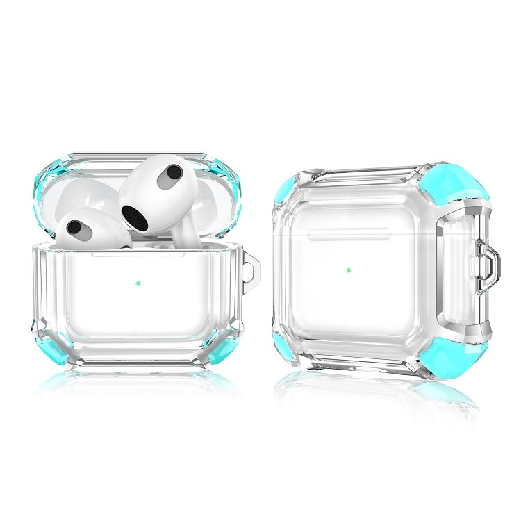 Puzdro Anti-drop case transparentno-zelené – Apple AirPods 3 | Kryty na mobil Kryty na mobil | Puzdro Anti-drop case transparentno-zelené – Apple AirPods 3 | Kryty na mobil
