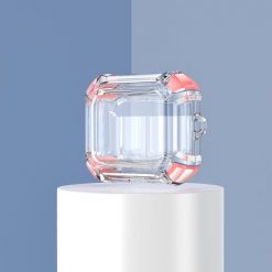 Kryty na mobil | Puzdro Anti-drop case transparentno-ružové – Apple AirPods 3 | Kryty na mobil