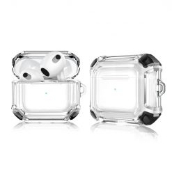 Puzdro Anti-drop case transparentno-čierne – Apple AirPods 3 | Kryty na mobil Kryty na mobil | Puzdro Anti-drop case transparentno-čierne – Apple AirPods 3 | Kryty na mobil