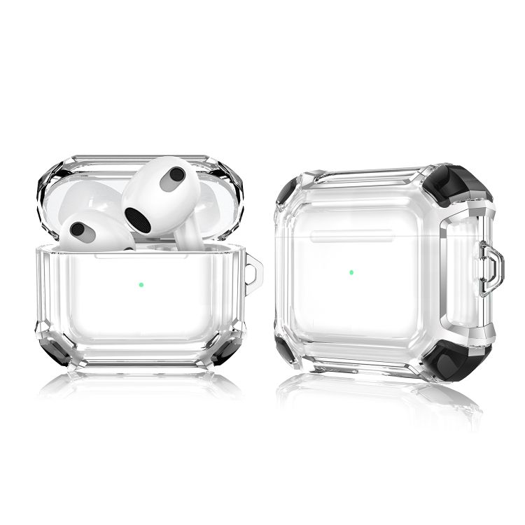 Puzdro Anti-drop case transparentno-čierne – Apple AirPods 3 | Kryty na mobil Kryty na mobil | Puzdro Anti-drop case transparentno-čierne – Apple AirPods 3 | Kryty na mobil