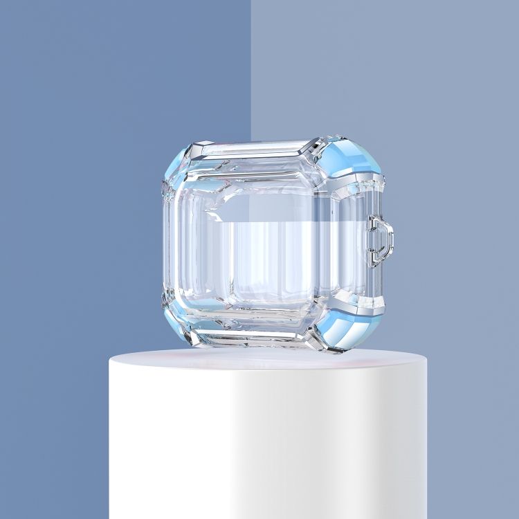 Puzdro Anti-drop case transparentno-modré – Apple AirPods 3 | Kryty na mobil Kryty na mobil | Puzdro Anti-drop case transparentno-modré – Apple AirPods 3 | Kryty na mobil