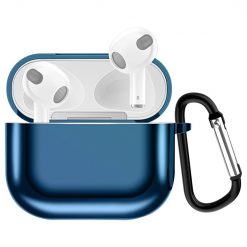 Kryty na mobil | Puzdro Electroplating case modré – Apple AirPods 3 | Kryty na mobil