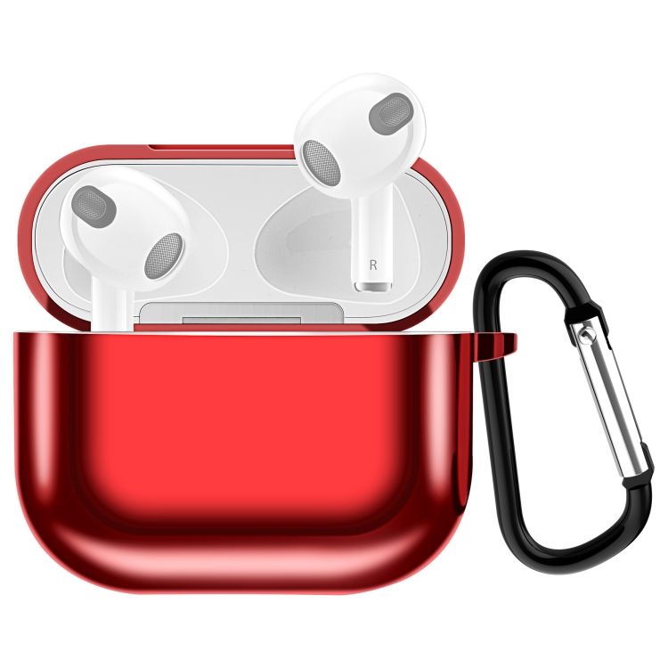 Puzdro Electroplating case červené – Apple AirPods 3 | Kryty na mobil Kryty na mobil | Puzdro Electroplating case červené – Apple AirPods 3 | Kryty na mobil