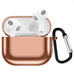 Kryty na mobil | Puzdro Electroplating case zlaté – Apple AirPods 3 | Kryty na mobil