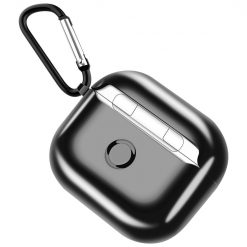 Kryty na mobil | Puzdro Electroplating case čierne – Apple AirPods 3 | Kryty na mobil
