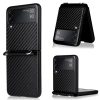 Kryty na mobil | Kryt Retro Leather čierny – Samsung Galaxy Z Flip 3 | Kryty na mobil