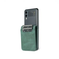 Kryty na mobil | Peňaženkové puzdro AZNS Dream zelené – Samsung Galaxy Z Flip 3 | Kryty na mobil