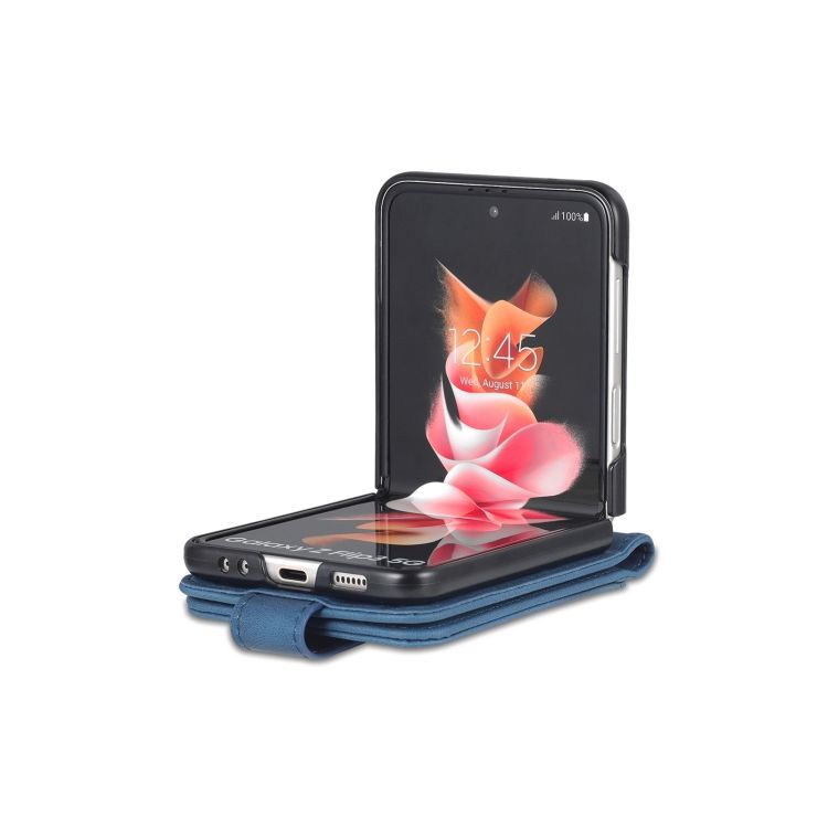 Peňaženkové puzdro AZNS Dream modré – Samsung Galaxy Z Flip 3 | Kryty na mobil Kryty na mobil | Peňaženkové puzdro AZNS Dream modré – Samsung Galaxy Z Flip 3 | Kryty na mobil