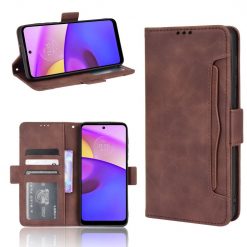 Peňaženkové puzdro Slots case hnedé – Motorola Moto E20 / E30 / E40