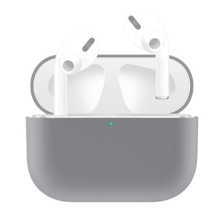 Silikónové puzdro Solid case sivé – Apple AirPods Pro | Kryty na mobil Kryty na mobil | Silikónové puzdro Solid case sivé – Apple AirPods Pro | Kryty na mobil