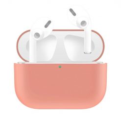Silikónové puzdro Solid case bledoružové – Apple AirPods Pro