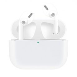 Kryty na mobil | Silikónové puzdro Solid case biele – Apple AirPods Pro | Kryty na mobil