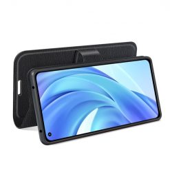 Peňaženkové puzdro Litchi čierne – Xiaomi Mi 11 Lite | Kryty na mobil Kryty na mobil | Peňaženkové puzdro Litchi čierne – Xiaomi Mi 11 Lite | Kryty na mobil