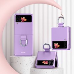Kryty na mobil | Plastový kryt Keychain case fialový – Samsung Galaxy Z Flip 3 | Kryty na mobil