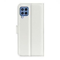 Peňaženkové puzdro Litchi biele – Samsung Galaxy M22 | Kryty na mobil Kryty na mobil | Peňaženkové puzdro Litchi biele – Samsung Galaxy M22 | Kryty na mobil