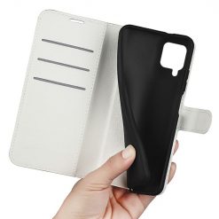 Peňaženkové puzdro Litchi biele – Samsung Galaxy M22 | Kryty na mobil Kryty na mobil | Peňaženkové puzdro Litchi biele – Samsung Galaxy M22 | Kryty na mobil