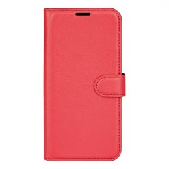 Kryty na mobil | Peňaženkové puzdro Litchi červené – Samsung Galaxy M22 | Kryty na mobil