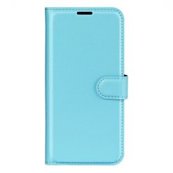 Kryty na mobil | Peňaženkové puzdro Litchi modré – Samsung Galaxy M22 | Kryty na mobil