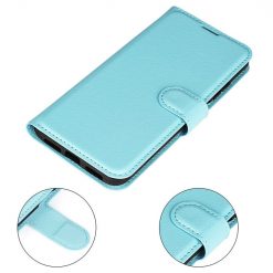 Peňaženkové puzdro Litchi modré – Samsung Galaxy M22 | Kryty na mobil Kryty na mobil | Peňaženkové puzdro Litchi modré – Samsung Galaxy M22 | Kryty na mobil