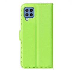 Kryty na mobil | Peňaženkové puzdro Litchi limetkové – Samsung Galaxy M22 | Kryty na mobil