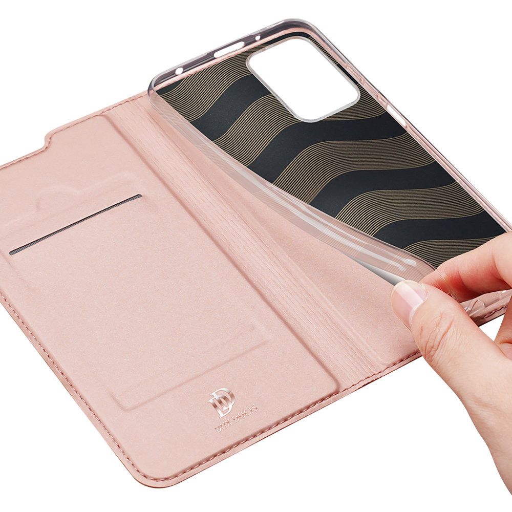 Peňaženkové puzdro Dux Ducis Skin Pro ružové – Xiaomi Redmi 10 / 10 2022 | Kryty na mobil Kryty na mobil | Peňaženkové puzdro Dux Ducis Skin Pro ružové – Xiaomi Redmi 10 / 10 2022 | Kryty na mobil